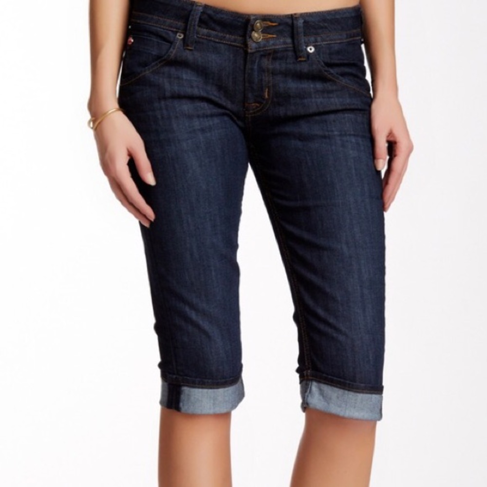 Hudson Jeans Malibu Cap Cuffed Bermuda Shorts 31